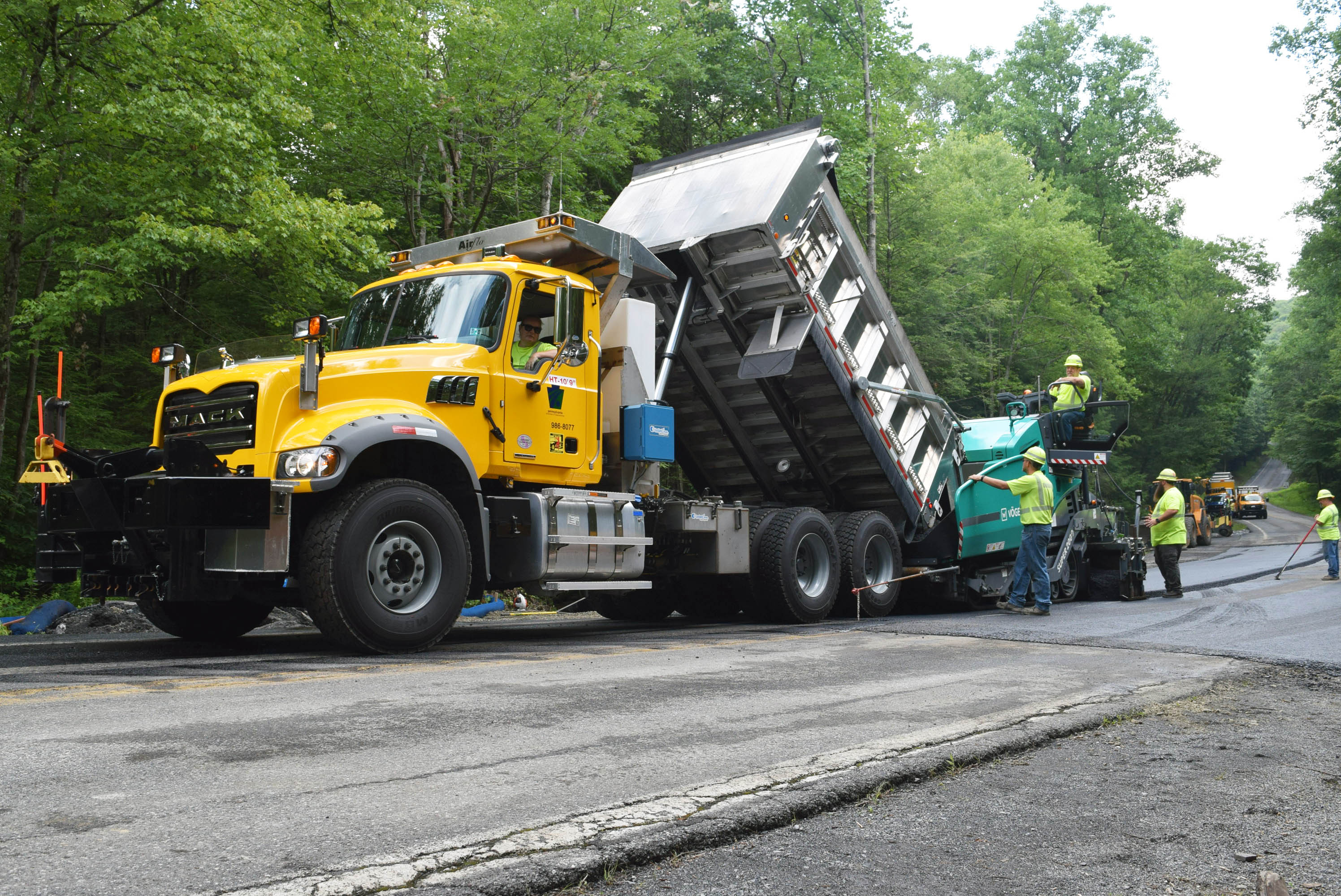 Road paving